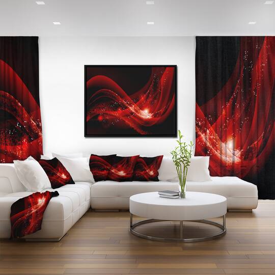 Designart - Dark Red Vector Illustration